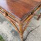 Vintage rattan dining table 70s