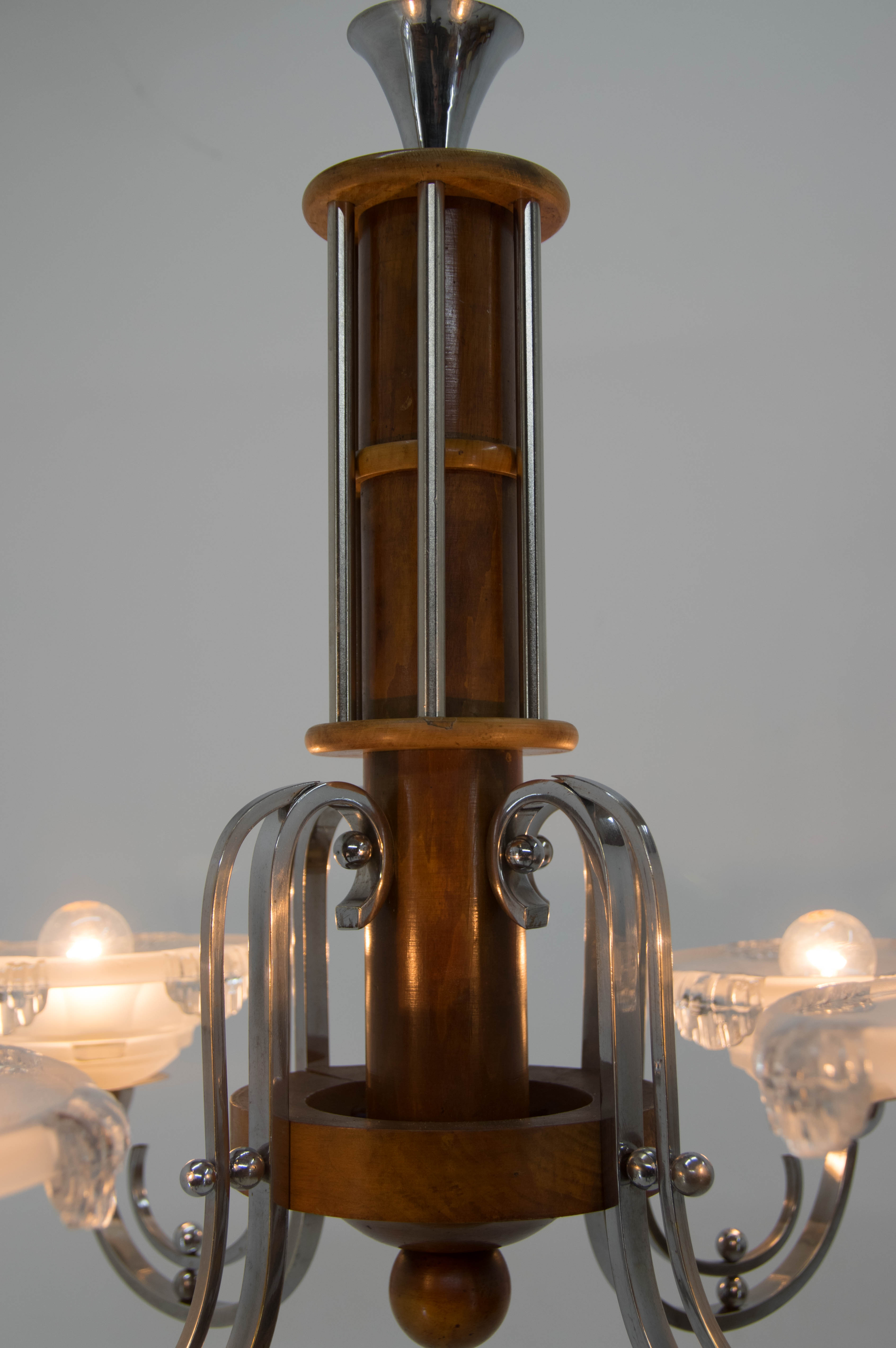 Art deco chandelier  1930s