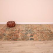 Peach Vintage Moroccan Rug 182 x 294 cm, Berber Wool Rug Handmade, Boho Rug