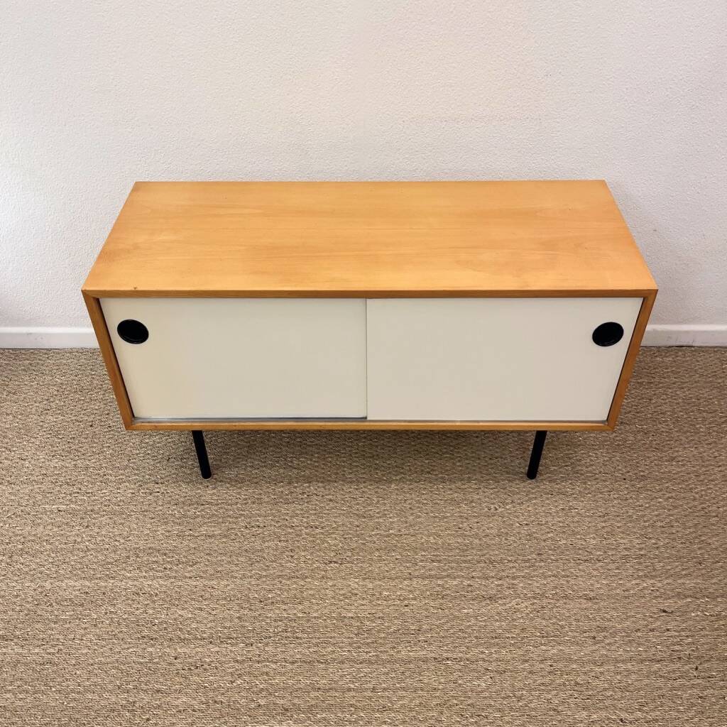 Kurt Thut small cabinet with sliding doors Switzerland 1950s