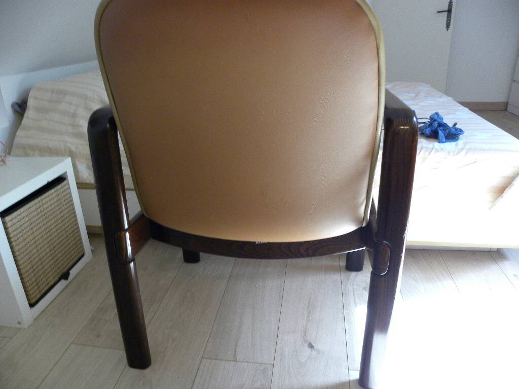 Pair of lounge armchairs from the high-end brand ATAL.
