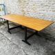 Table plateau tréteaux