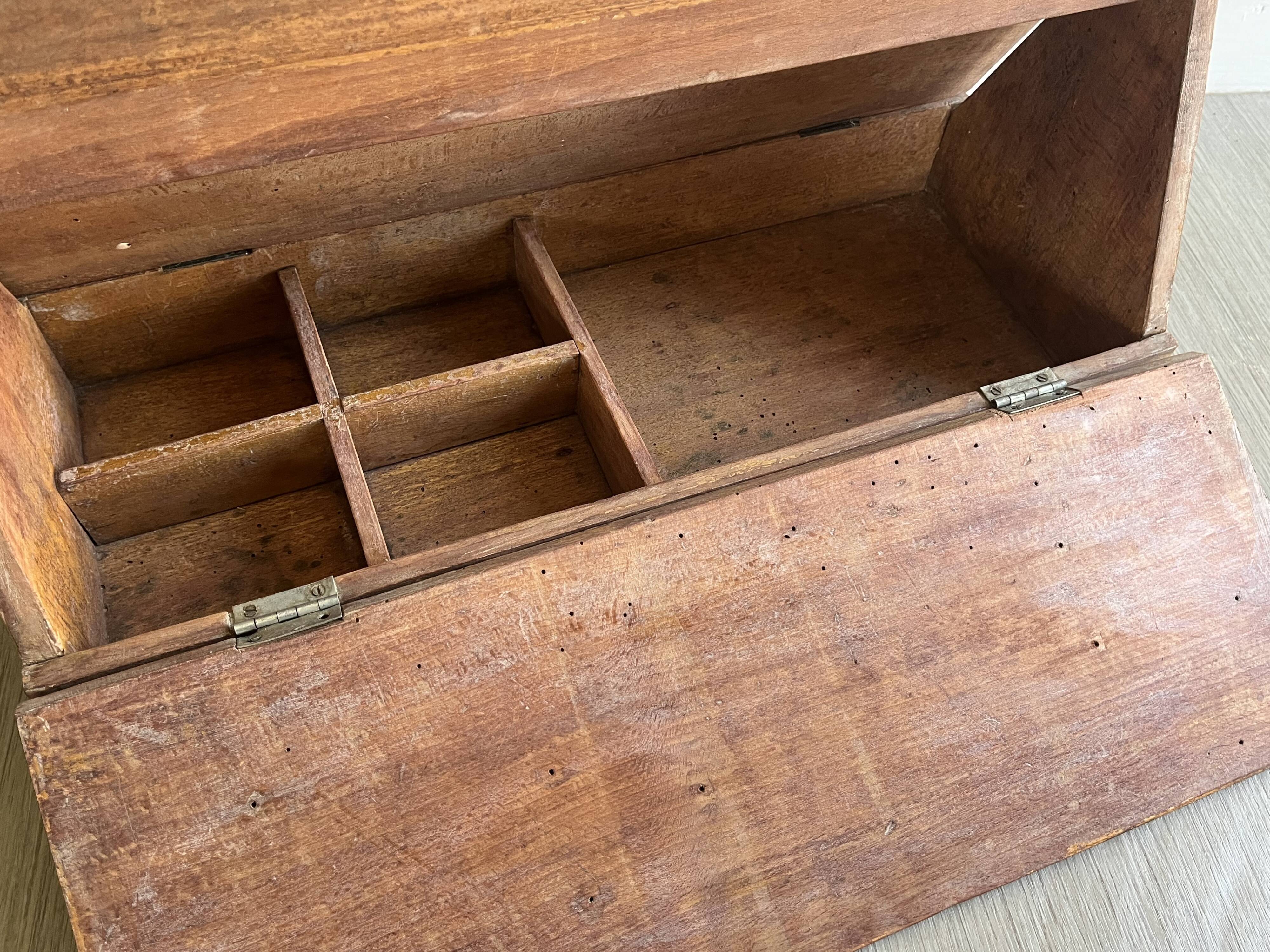 Wooden tool box