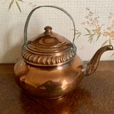 Old copper teapot