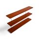 Three-tier bookshelf in teak veneer and metal, France 60s