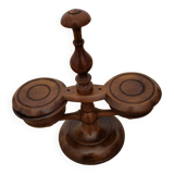 Pepper and salt shakers in cherry wood