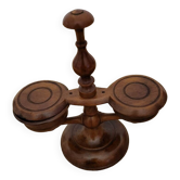 Pepper and salt shakers in cherry wood