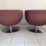 2 “Tulip” armchairs by Jeffrey Bernett for B&B Italia