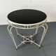 Side table in iron and glass in French Regency style, 1950s.