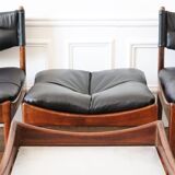 2 Fauteuils - 1 Ottoman - 1 Table basse - Kristian VEDEL - Entièrement restauré