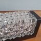 Large ERCO Bakelite & Pressed Crystal Wall Light – 33 cm – 1970 Design