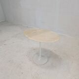 Oval Marble Side Table by Eero Saarinen for Knoll