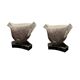 Murano Glass Table Lamps by Mila Schon, 1980s, Set of 2
