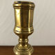 Antique brass candle holder