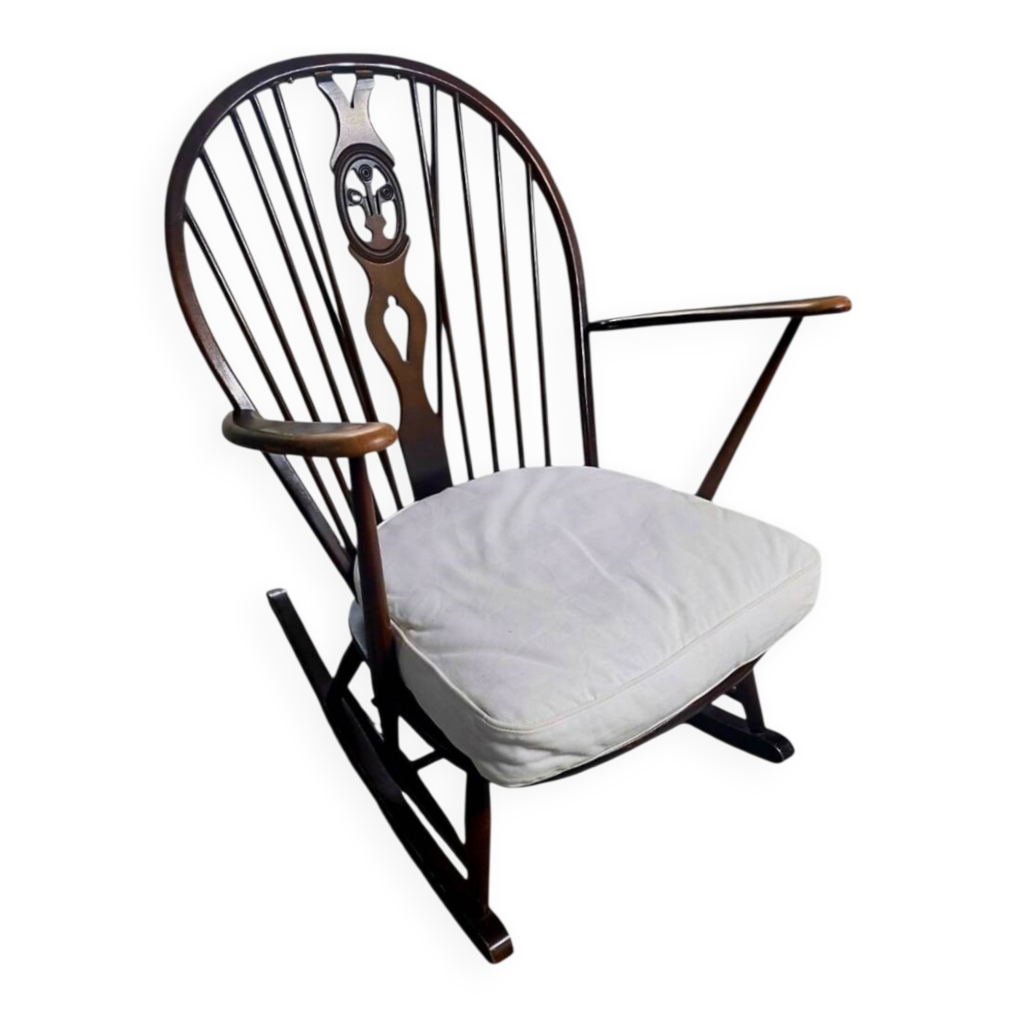 Ercol vintage rocking chair "Grandmother" – Circa 1960