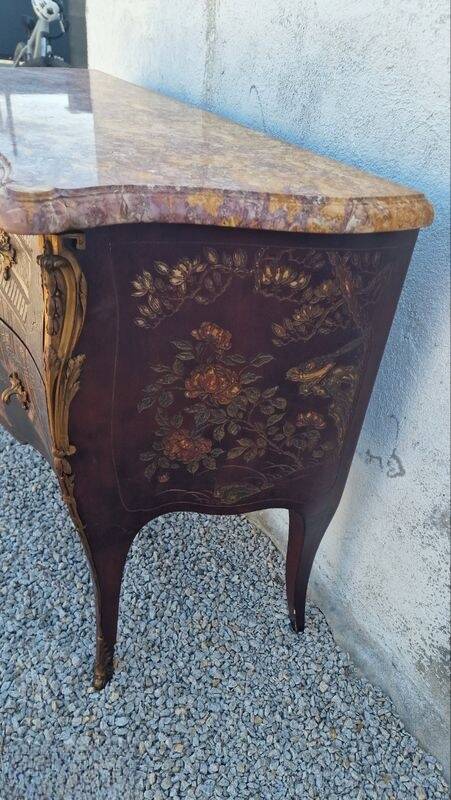 Louis XV Style Japanese Decor Jumping Commode