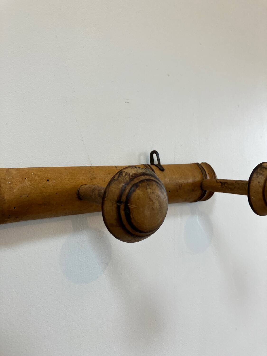 Large wooden coat rack
