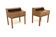 Set of 2 Scandinavian teak bedside tables, Sweden, 1960.