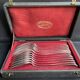 Box of 6 forks and 6 table spoons Christofle “Baguette” collection