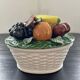 Fruit terrine in a fruit coulis
