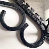 Vintage coat rack with mirror