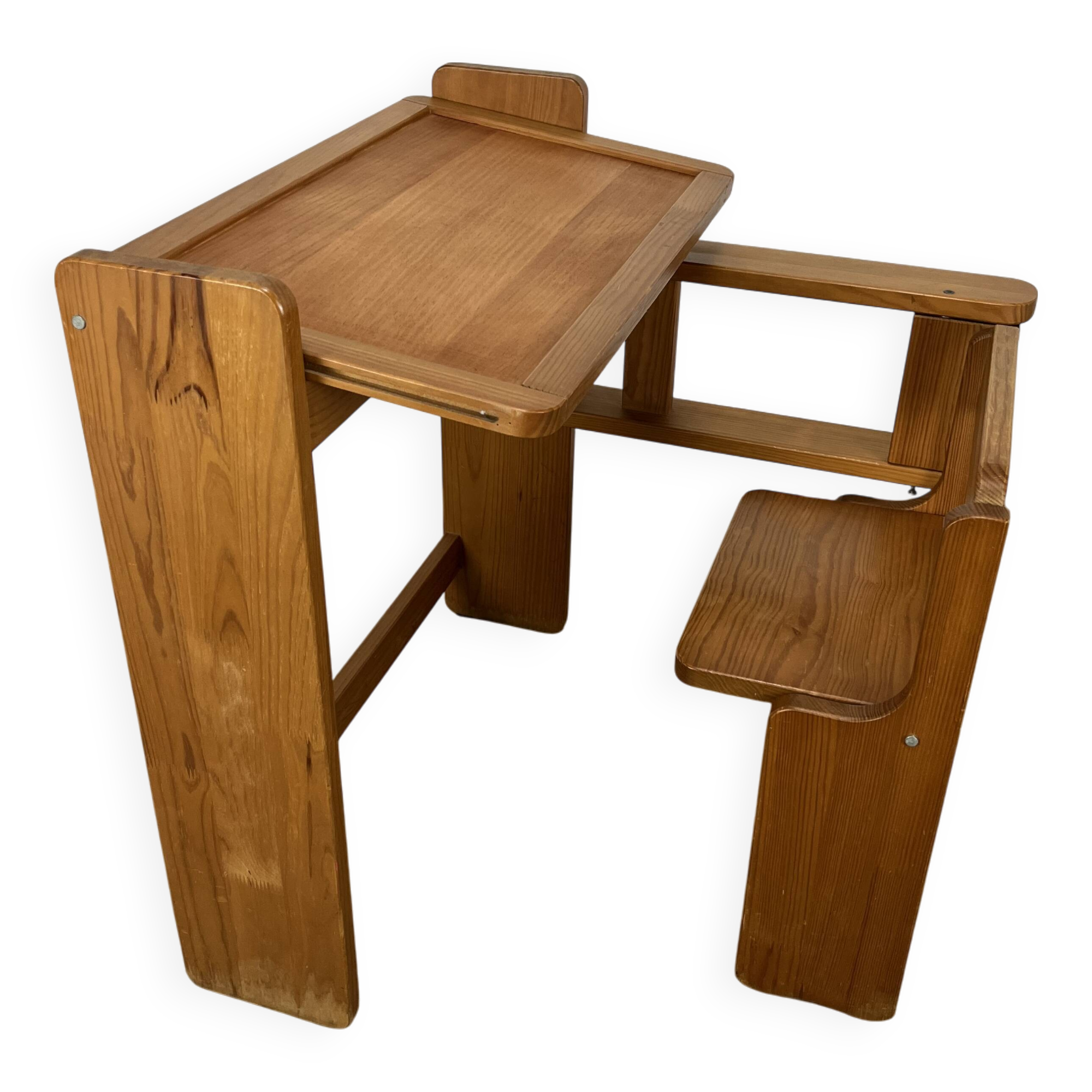 Trama folding pine children's desk, desk
