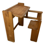 Trama folding pine children's desk, desk