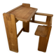 Trama folding pine children's desk, desk