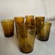 Set de 8 verres gobelets de Biot 1970