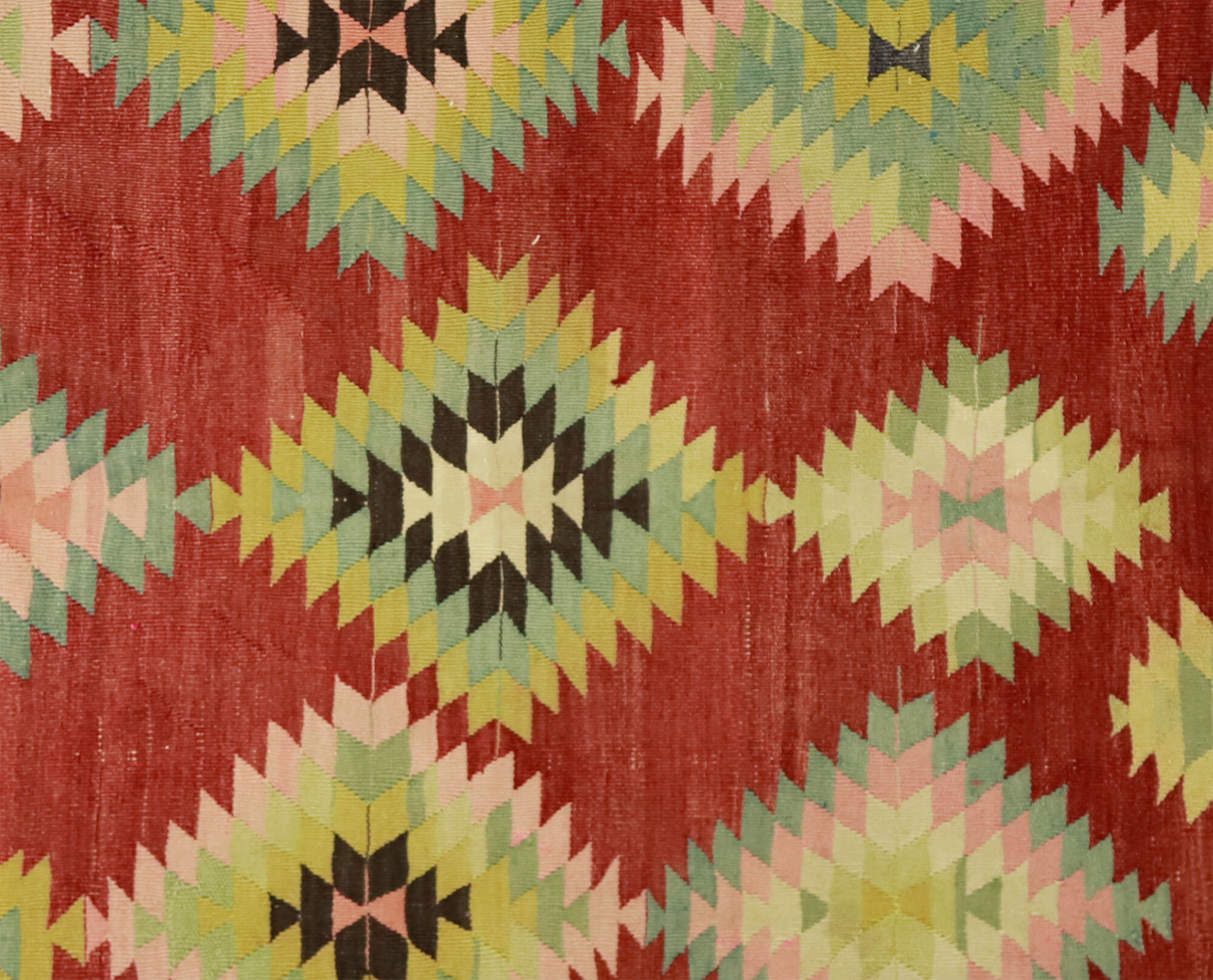 Anatolian handmade kilim rug 230 cm x 179 cm