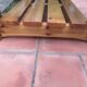 Solid pine coffee table dlg regain 70s vintage