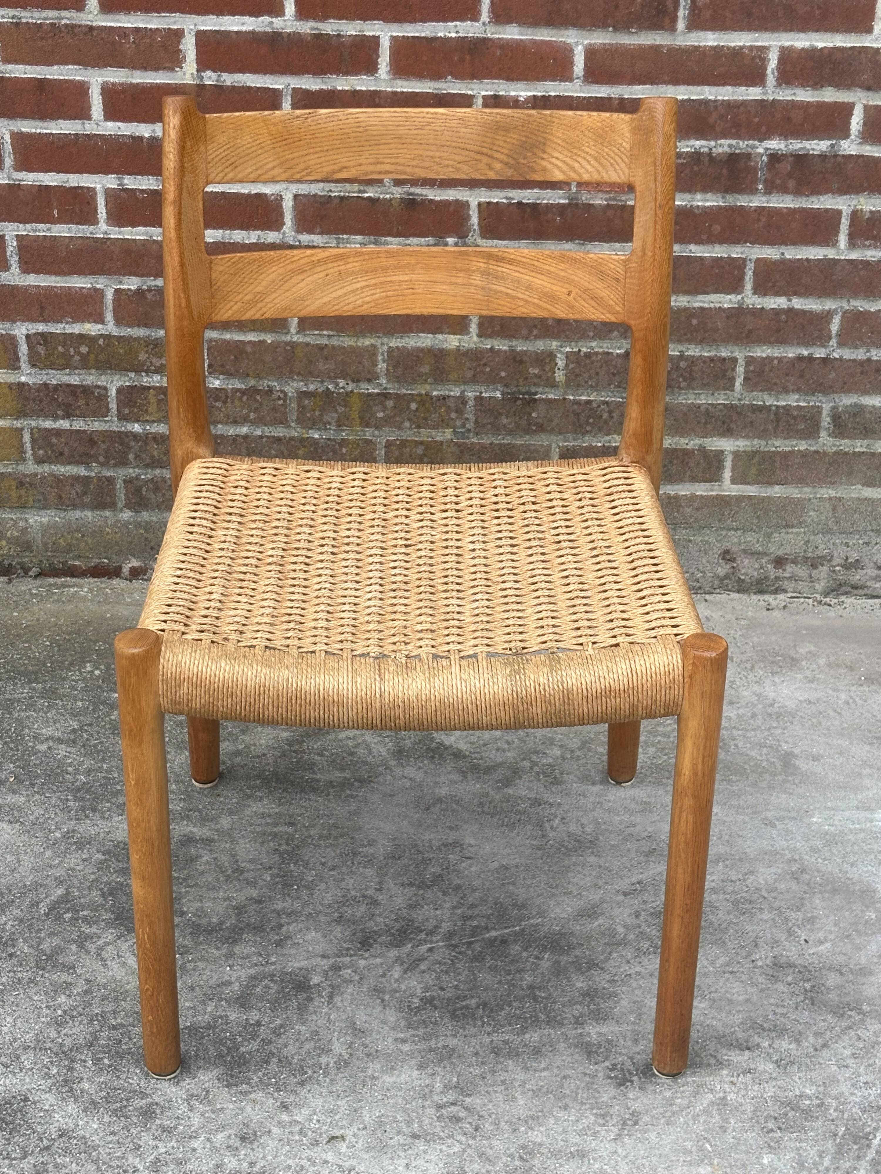 Mid Century Niels O Moller Chair model 84 Danish Design