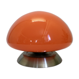 Vintage lamp 1960 in orange opaline