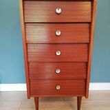 Vintage Scandinavian teak chiffonnier