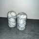 Marble salt and pepper shakers by Crrare