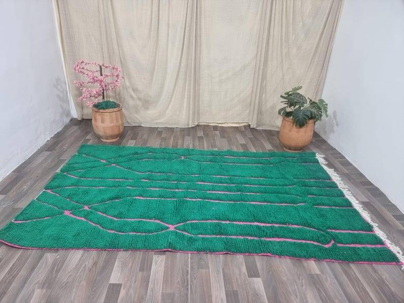 Authentic handmade Berber rug 140/260 cm