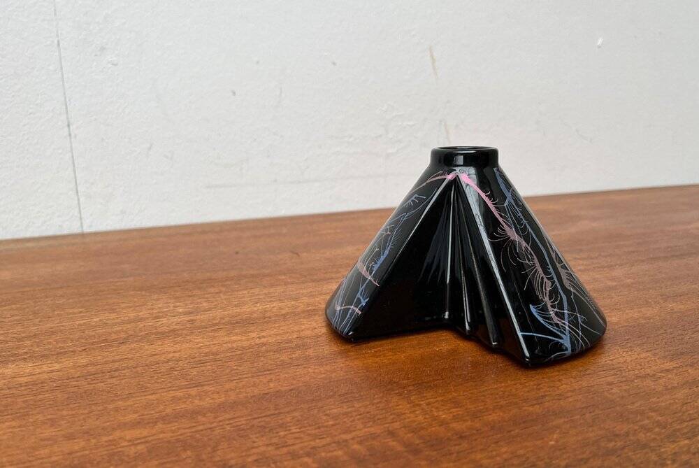 Postmodern West German pottery vase by Steuler, 1980s.