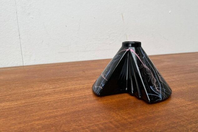 Postmodern West German pottery vase by Steuler, 1980s.