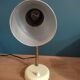 Bedside lamp desk metal brass patinated cream dp 0222f058