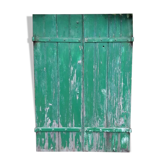 Pair of shutters H125xL87cm old painted fir