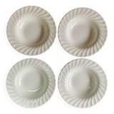 4 Churchill England soup plates