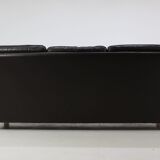 Republic Czech 1970 s leather brown sofa
