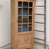 Art deco glass-glazed parisian wardrobe