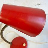 Ensemble de 2 lampes de table / veilleuses rouges vintage