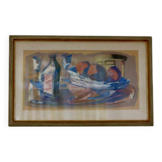 Georges Laporte lithograph signed and numbered landscape of