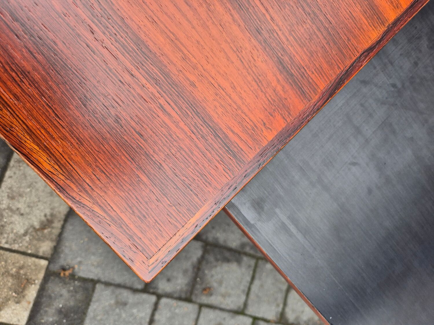 Extendable coffee table in rosewood, Danish vintage 1960s