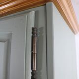 Vintage Gautier wardrobe refurbished in 60s style – sage green