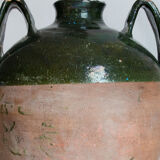 Antique Italian Ceramic Orcio Vase early XX century