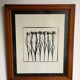 Flowers framed printing
