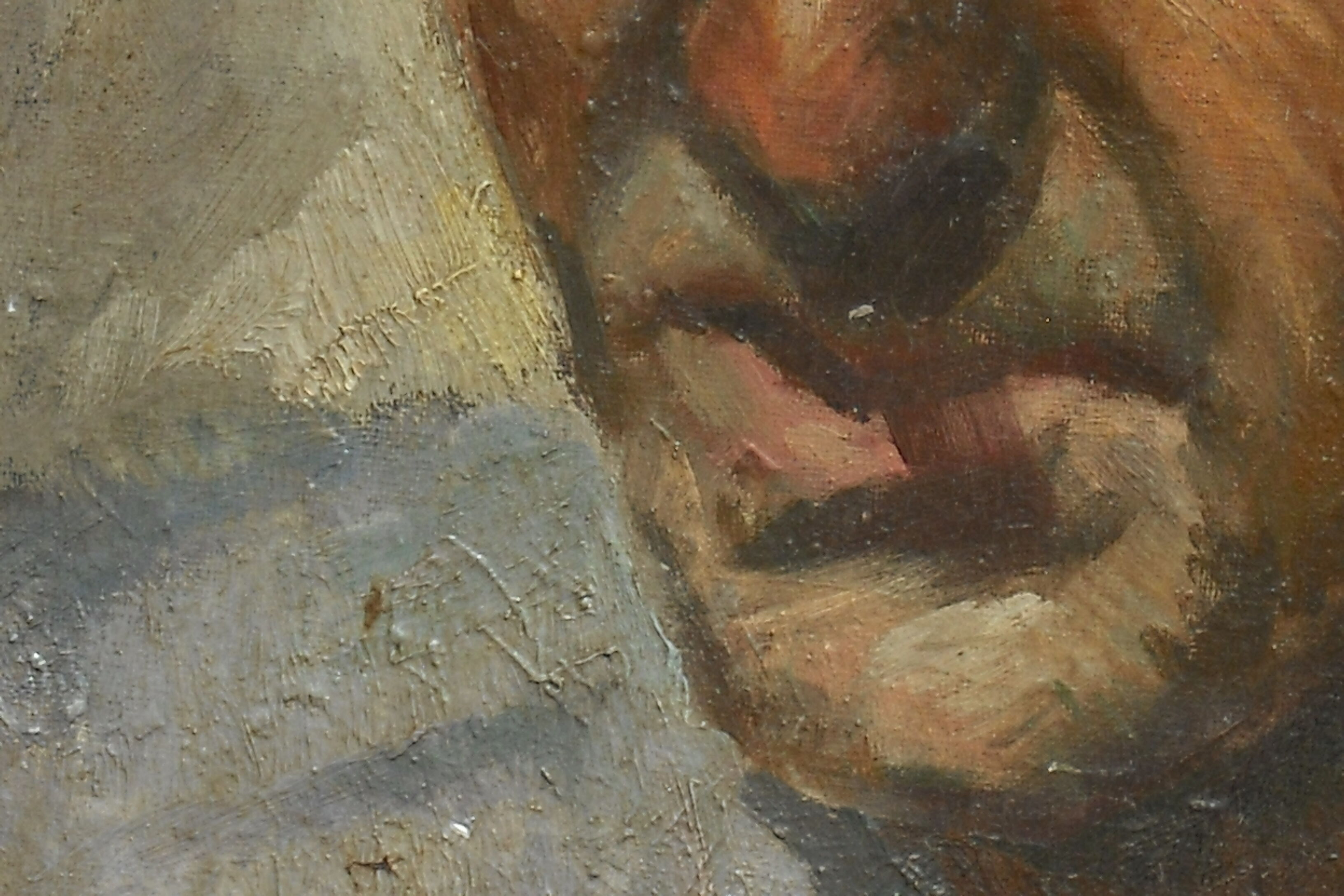 Oil 35 / 27 - Canvas on cardboard -
